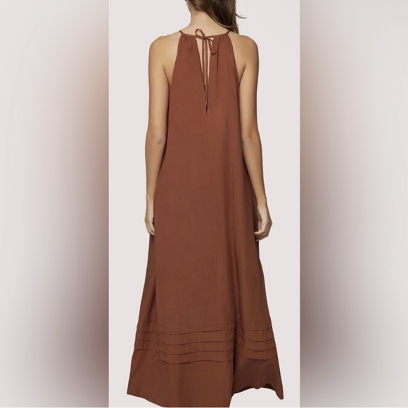 Lost + Wander Brown Halter Maxi Dress - Picture 4 of 12